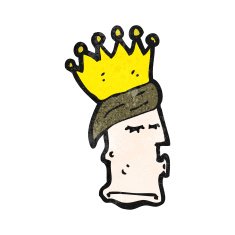 cartoon kings head N3