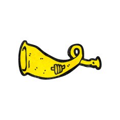 cartoon musical horn N10