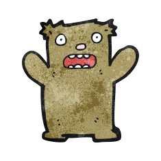 cartoon little bear N28