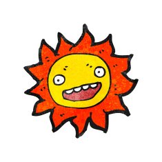 Cartoon Sun N86