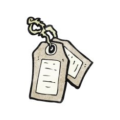 cartoon luggage tags N2