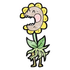 cartoon carnivorous flower N7