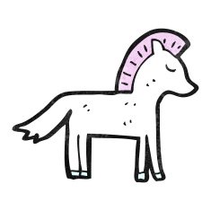 Cartoon Horse N79