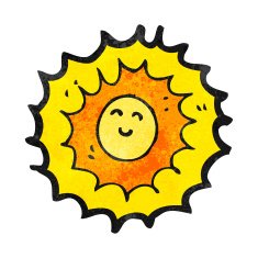 Cartoon Sun N89