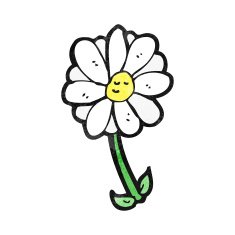 cartoon flower N502