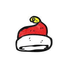 Cartoon Santa Hat N34