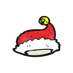 Cartoon Santa Hat N36