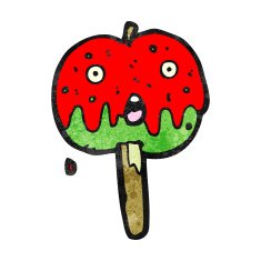 cartoon toffee apple N10