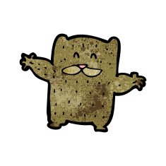 cartoon little bear N33