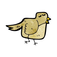 Cartoon Bird N408