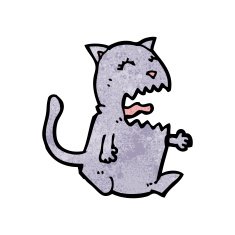 Cartoon Cat N260