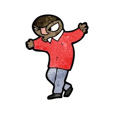 cartoon spooky man N2