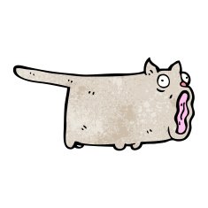 Cartoon Cat N261