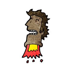 cartoon rocket head N3