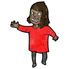 cartoon stressed woman N7