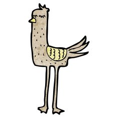 Cartoon Bird N415