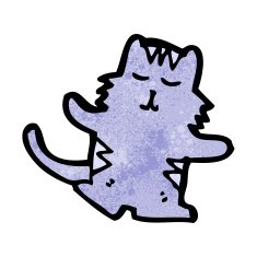 Cartoon Cat N265