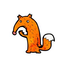 funny cartoon fox N26