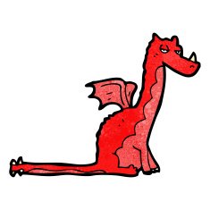 Cartoon Dragon N35