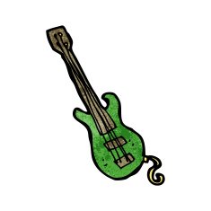Cartoon Electric Guitar N12
