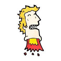cartoon rocket head N4