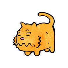 Cartoon Cat N267