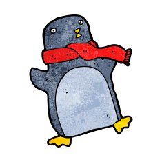 Cute Christmas Penguin N26