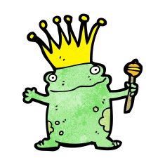 Cartoon Frog Prince N14