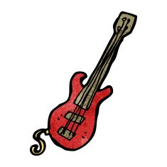 Cartoon Electric Guitar N13