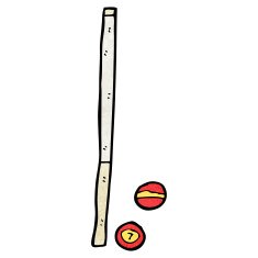 Pool Cue And Balls N2