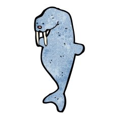 cartoon walrus N5