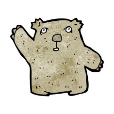 cartoon wombat N7