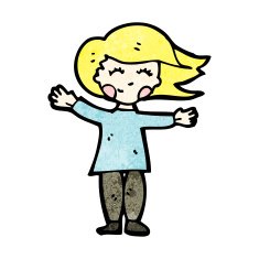 happy blond person N5