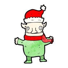 Cartoon Christmas Elf N97
