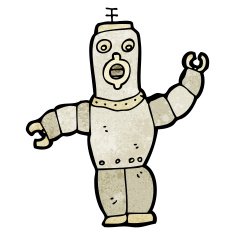 Cartoon Robot N319