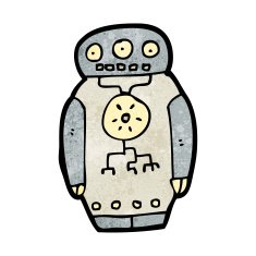 Cartoon Robot N320