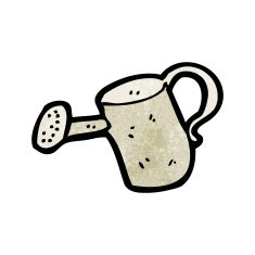 Cartoon Watering Can N7