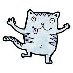 Cute cartoon cat N38