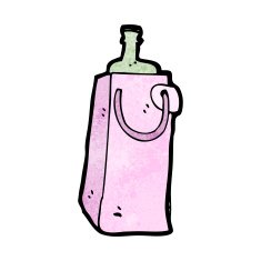 cartoon gift bottle bag N2