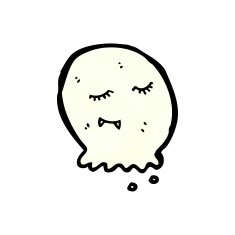 cartoon little ghost N8