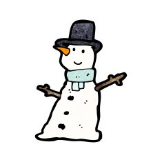 Cartoon Snowman N71