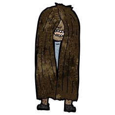 cartoon long haired man N4