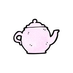 Cartoon Tea Pot N17