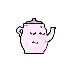 tea pot cartoon N4