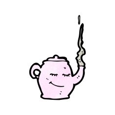 tea pot cartoon N6