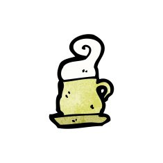 cartoon teacup N10
