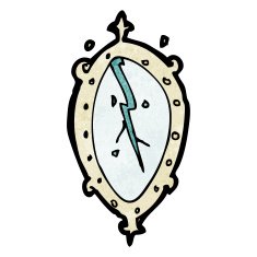cracked mirror cartoon N2