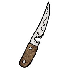 Cartoon Kitchen Knife N34
