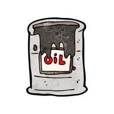 cartoon barrel of oil N2