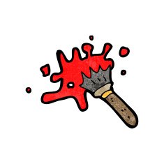 paint brush cartoon N19